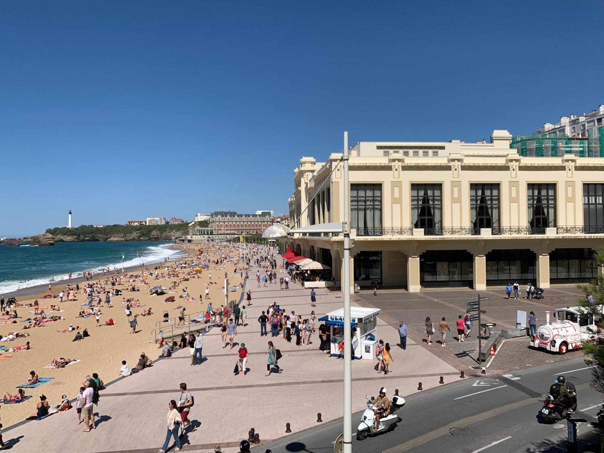 Biarritz Centre, Pres Avenue De Verdun, Cosy Apt 2 Pieces , Salon , Chambre Separe, Rue Tres Calme A 10 Minutes A Pied De La Grande Plage Exteriér fotografie